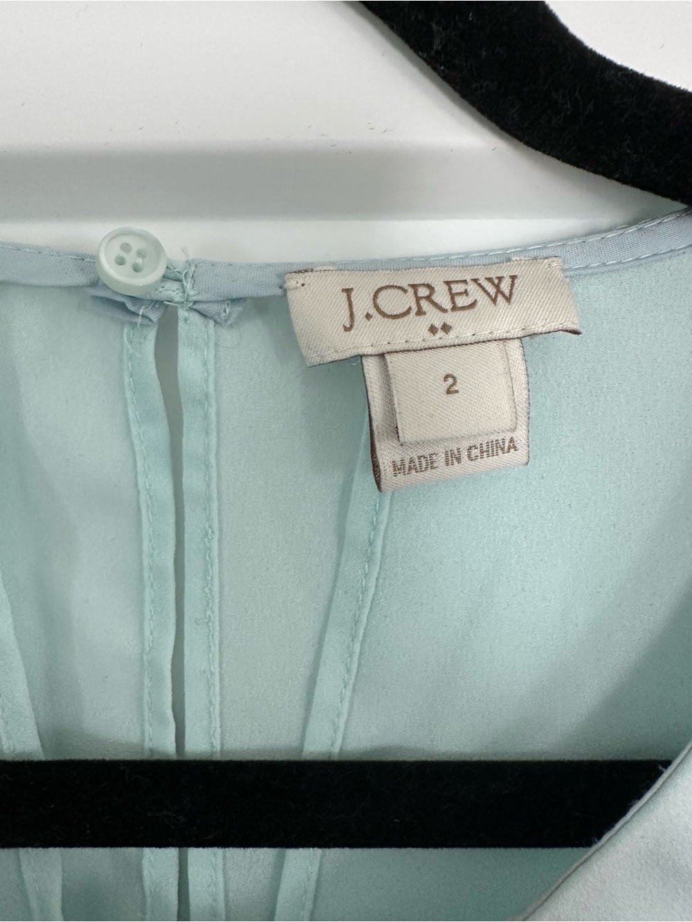 J. Crew Light Aqua Layered Chiffon Camisole - Picture 3 of 3